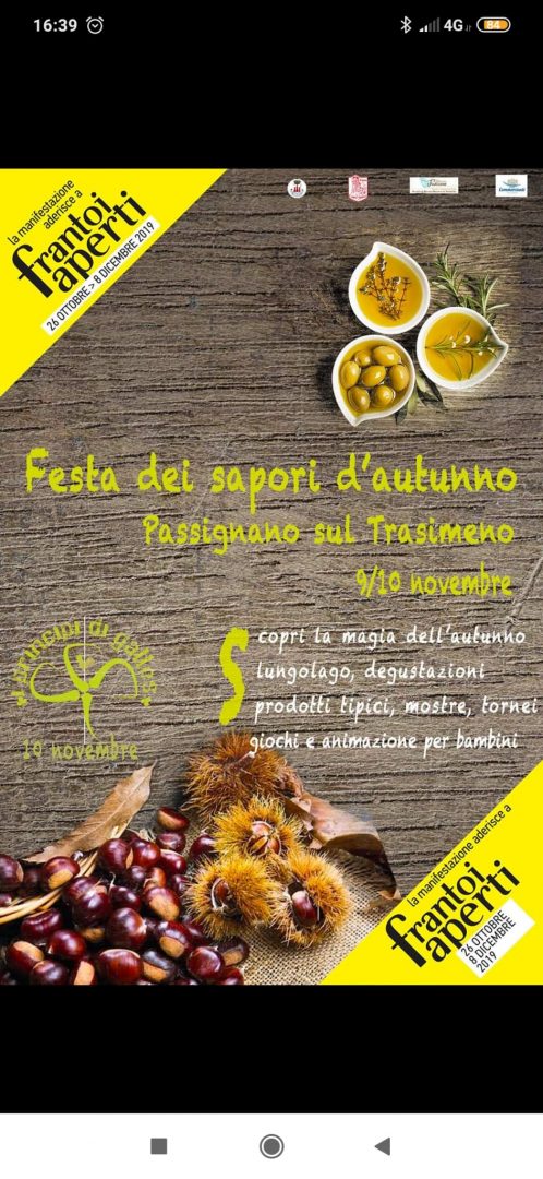 Passignano sul Trasimeno (Pg) - Festa dei Sapori Autunno - 09/10 ...