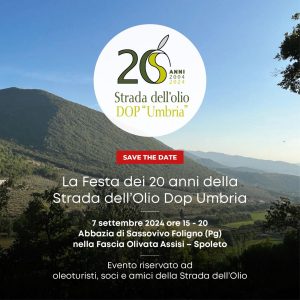 La Strada dell’Olio DOP Umbria festeggia 20 anni di eccellenza nell’oleoturismo